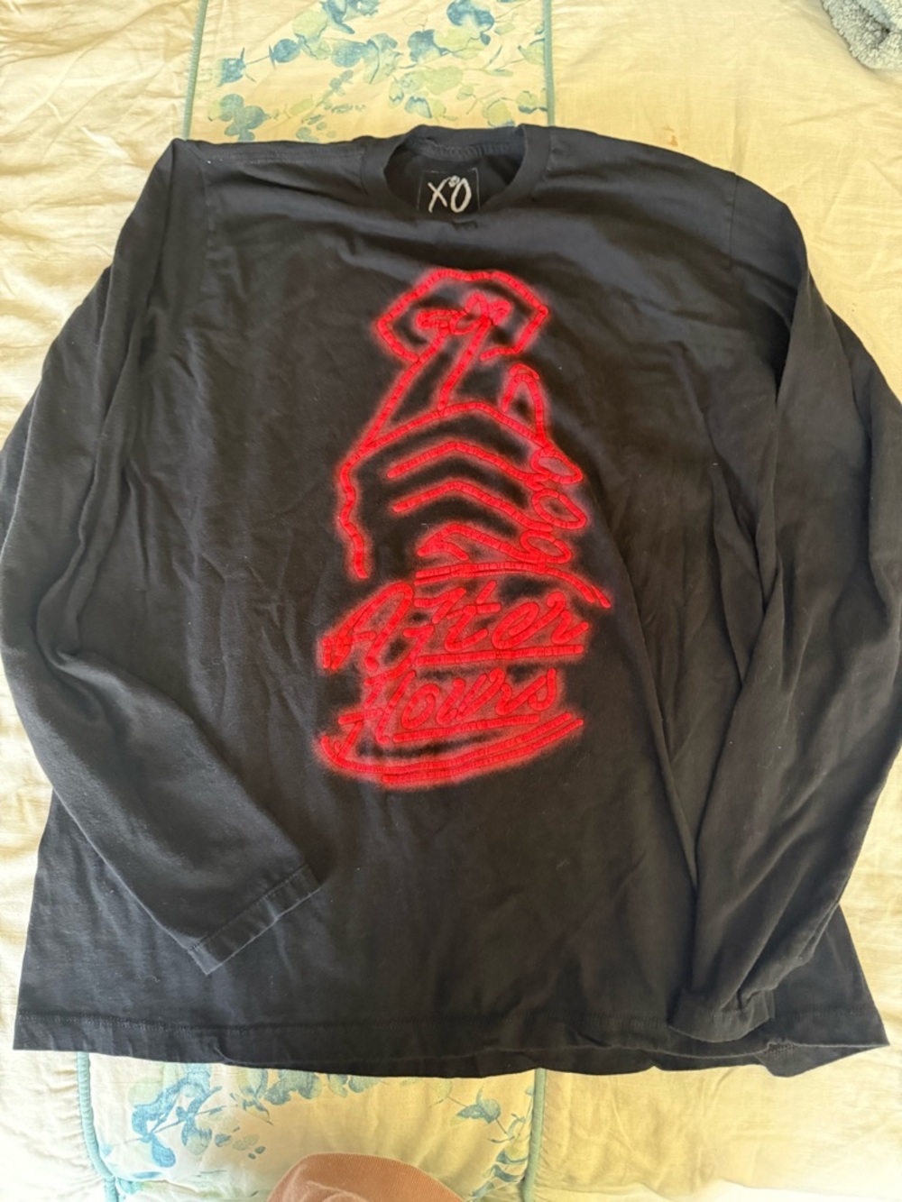 The Weeknd after hours long sleeve puff style